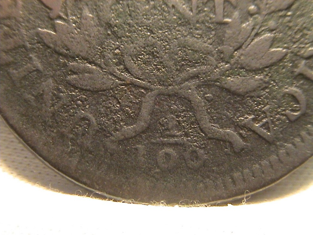 1797 Draped Bust Large Cent Stemless S-133 R5