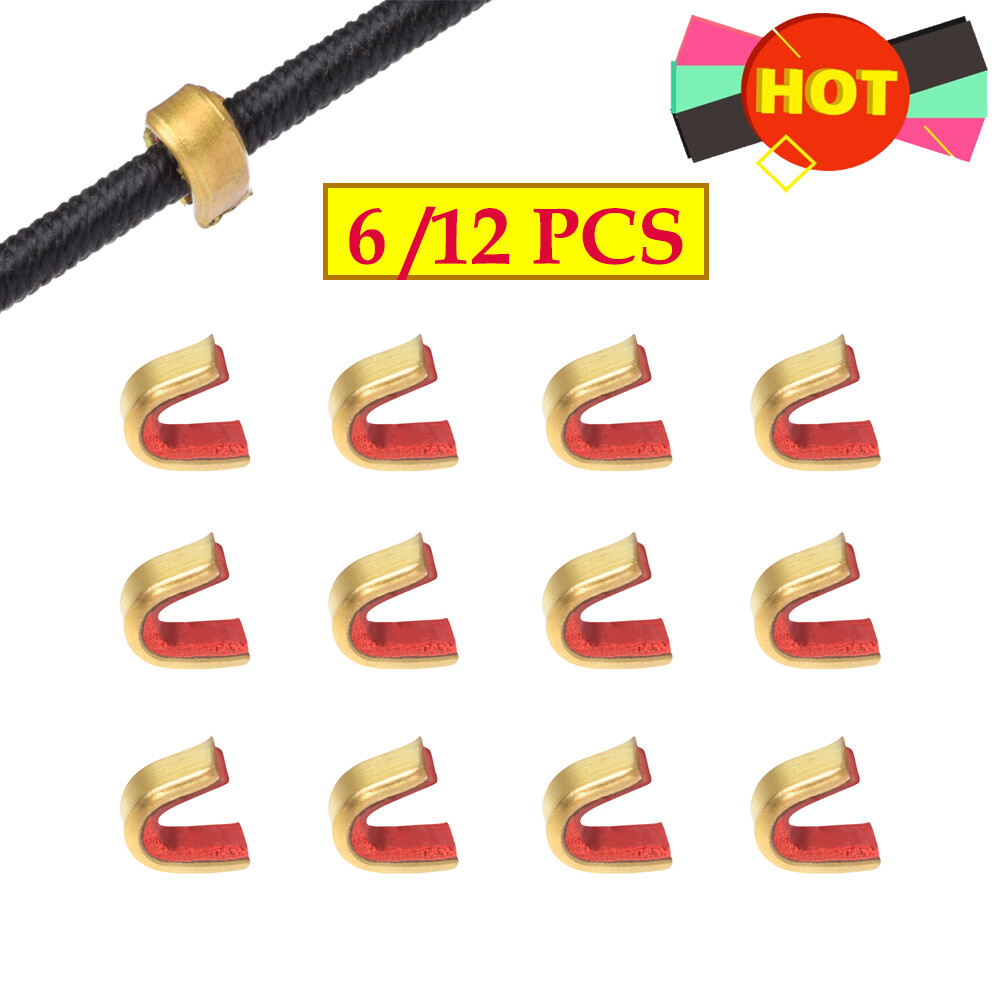 Archery String Nocking Points Brass Nock Buckle Clips Bow String Protecter Shoot