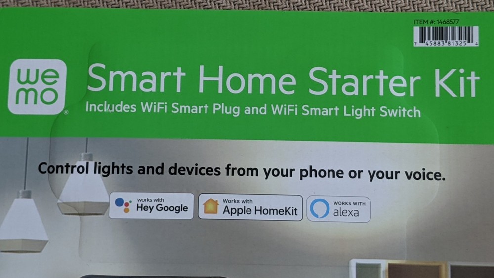 New Wemo Smart Home Starter Kit Smart Plug Switch Controlled Google Apple Alexa