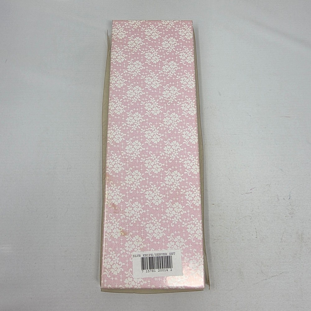 Hortense B Hewitt Silver Wedding Cake Knife Server Set Serving Wedding Bridal