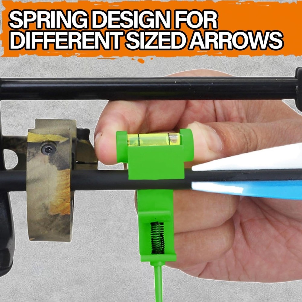 Manual Archery Level Tool - Versatile Compound Bow Balancer with Spring Design