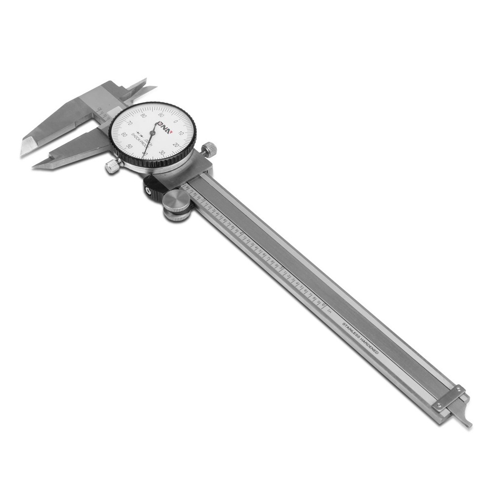 6" Hardened Stainless Depth Step Measurement Sliding Scale Dial Scale Caliper