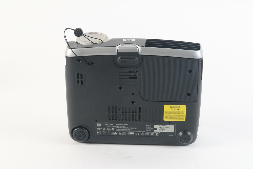 HP Hewlett Packard MP2210 Projector With Power Cable