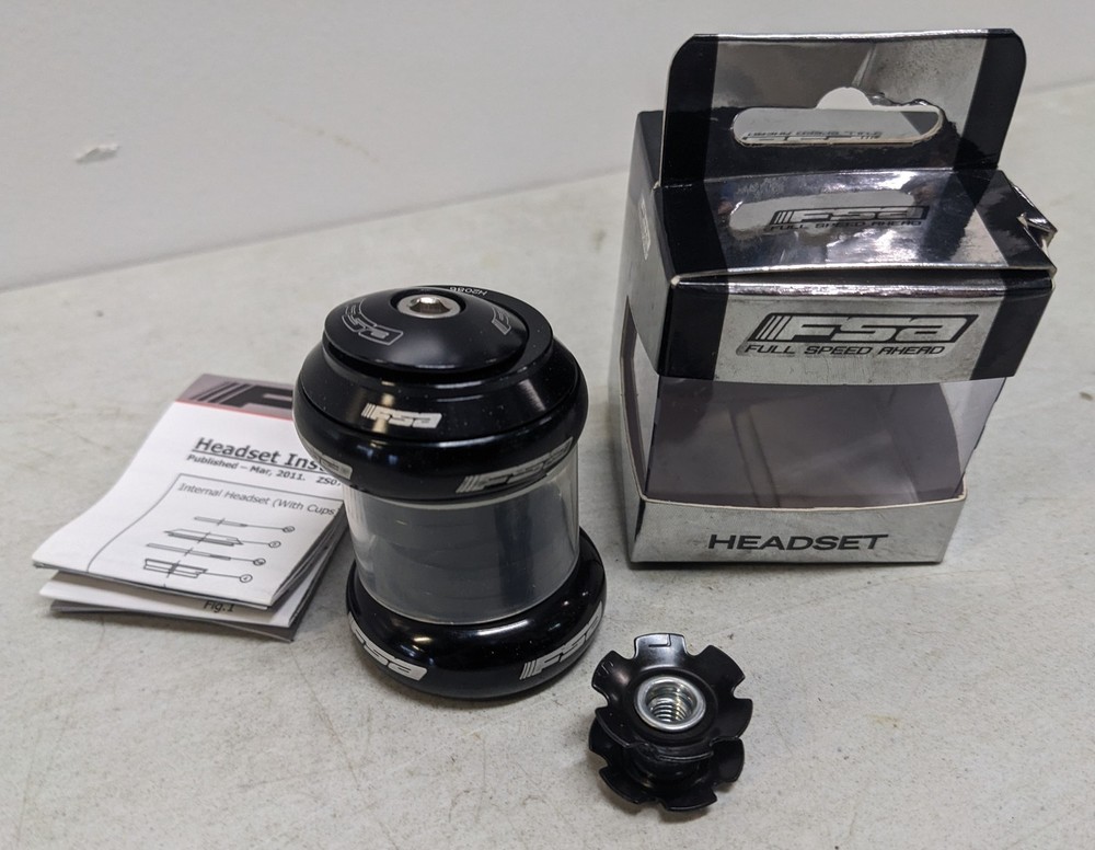 FSA Full Speed Ahead Orbit X Threadless Headset, 1" , Black