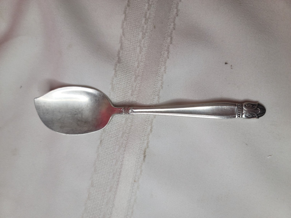 HOLMES & EDWARDS DANISH PRINCESS JELLY SERVER SPOON 6 3/8"