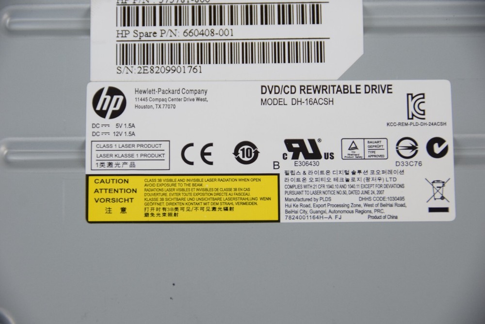 HP DH-16ACSH DVD/CD Rewritable Drive
