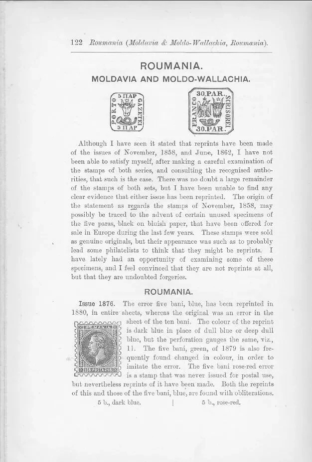 STAMP REPRINTS 168pp Characteristics Description Of Differences To Original - CD