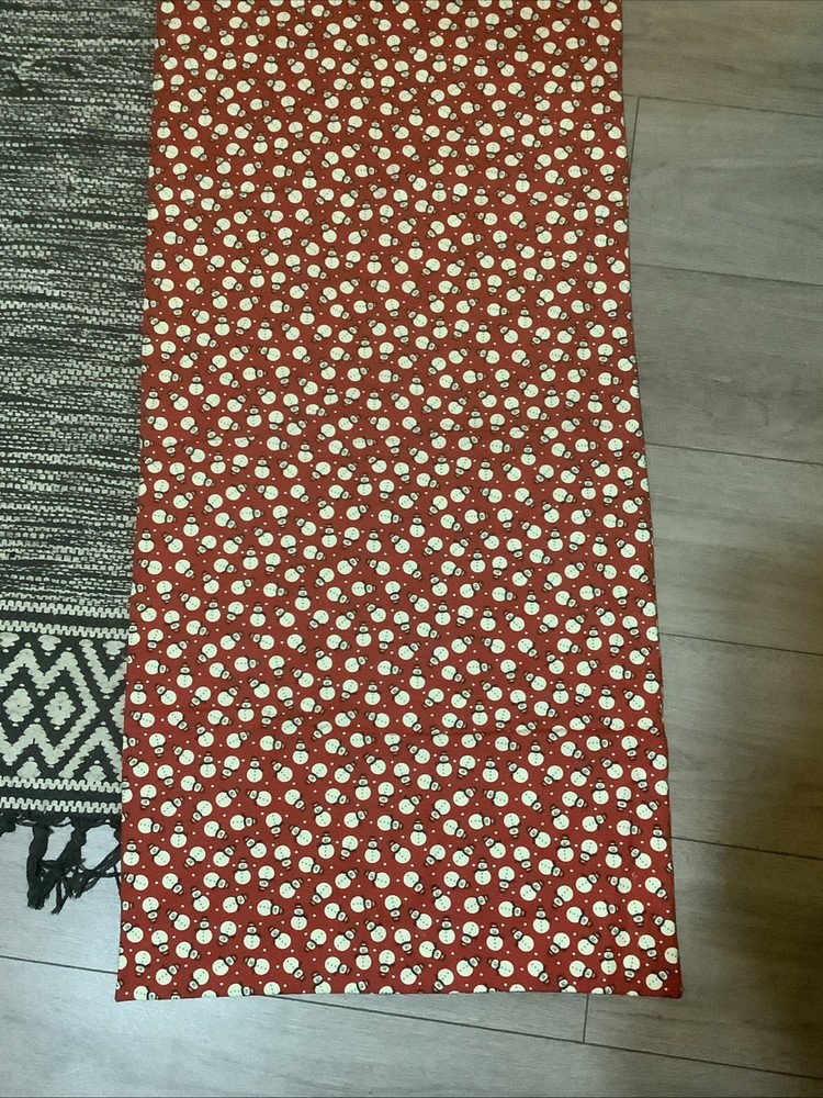 43” X 20.5” Handmade Snowman Wall Hanging/Table Runner
