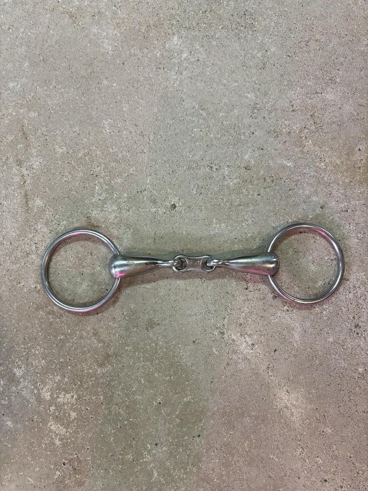 French Link Snaffle Bit 5.25” Gently Used
