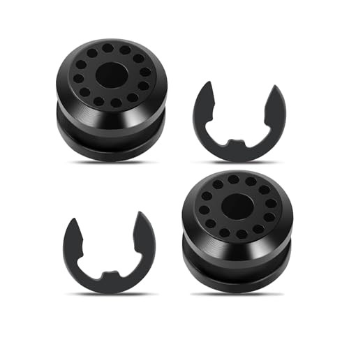 2PCS Transfer Case Shift Linkage Bushings with E-Clips, Transfer Shift Control