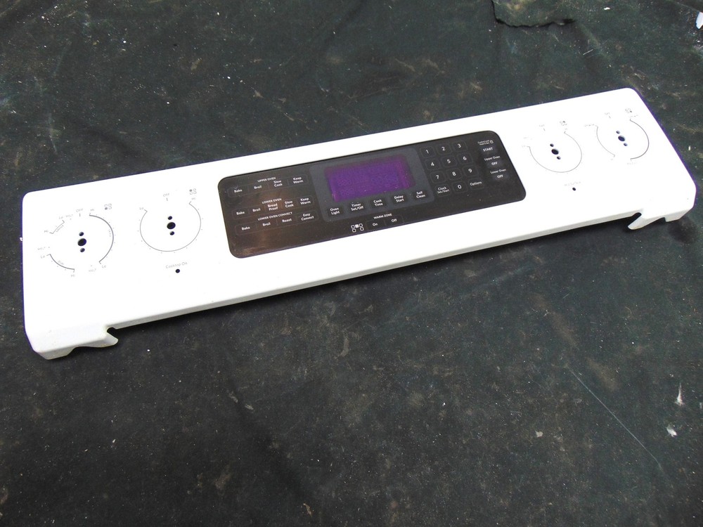 KitchenAid Electric Range KERS505XWH00 Control Panel Assembly with Board