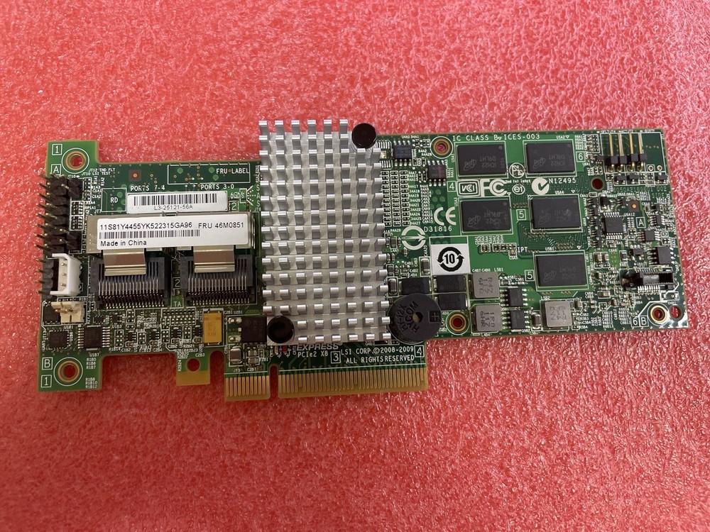 BROADCOM MEGARAID SAS 2108, NO BRACKET, TESTED