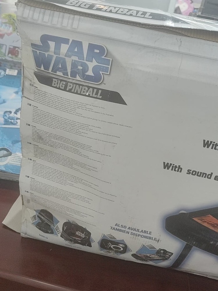Star Wars Series Pinball Broken Outer Box