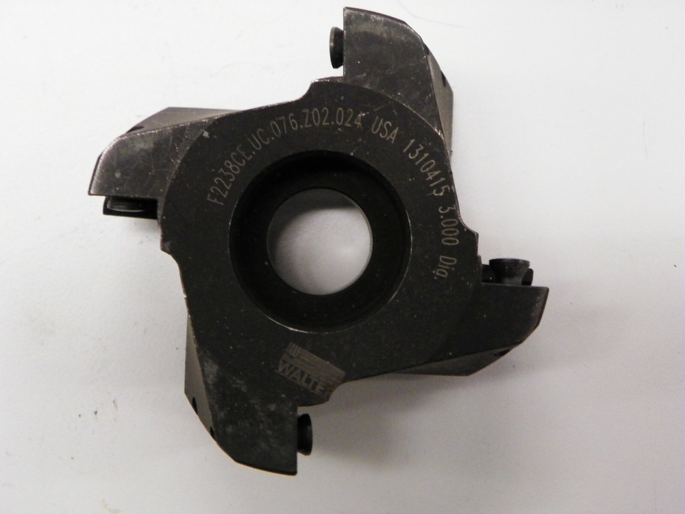 2 PIECES. WALTER #F2238 MILLING CUTTER FRONT PIECE E091