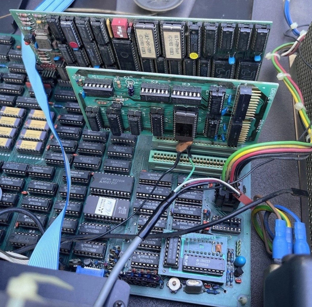 RARE Basis 108 Microcoputer Apple II Clone Computer Manual & 14 Interface Cards