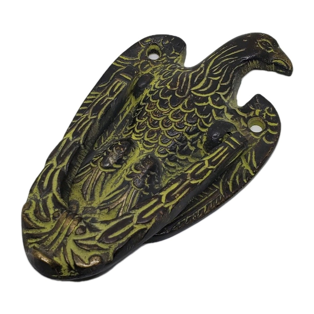 LARGE Cast Iron Antique Style Rustic Eagle Figurine Door Knocker