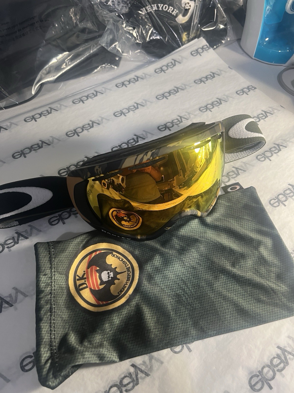 Oakley x Danny Kass Collab canopy googles Camo Green Black