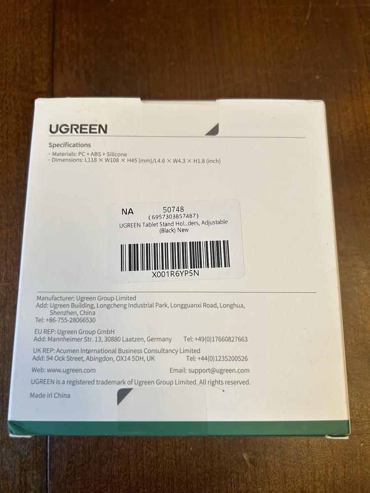 NEW UGREEN Multi Angle desk tablet stand - white