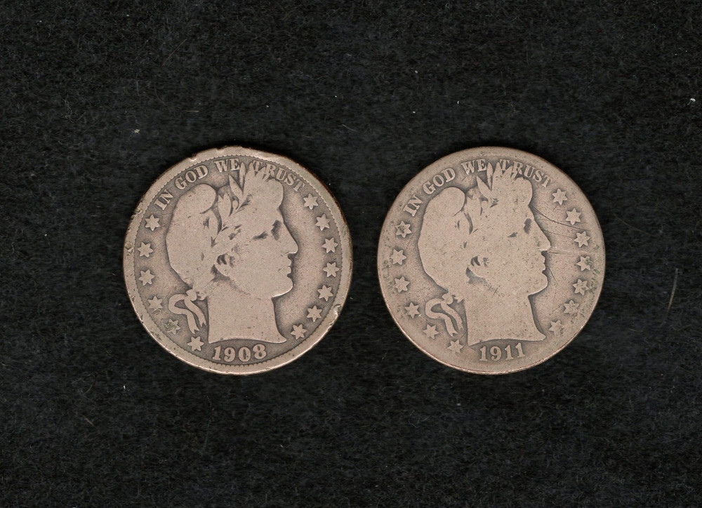 Barber Half Dollars -culls  - free ship