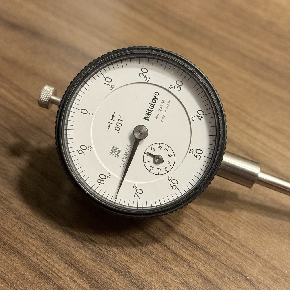 Mitutoyo Dial Indicator 0-1" Range, 0.001" Grad 2416A