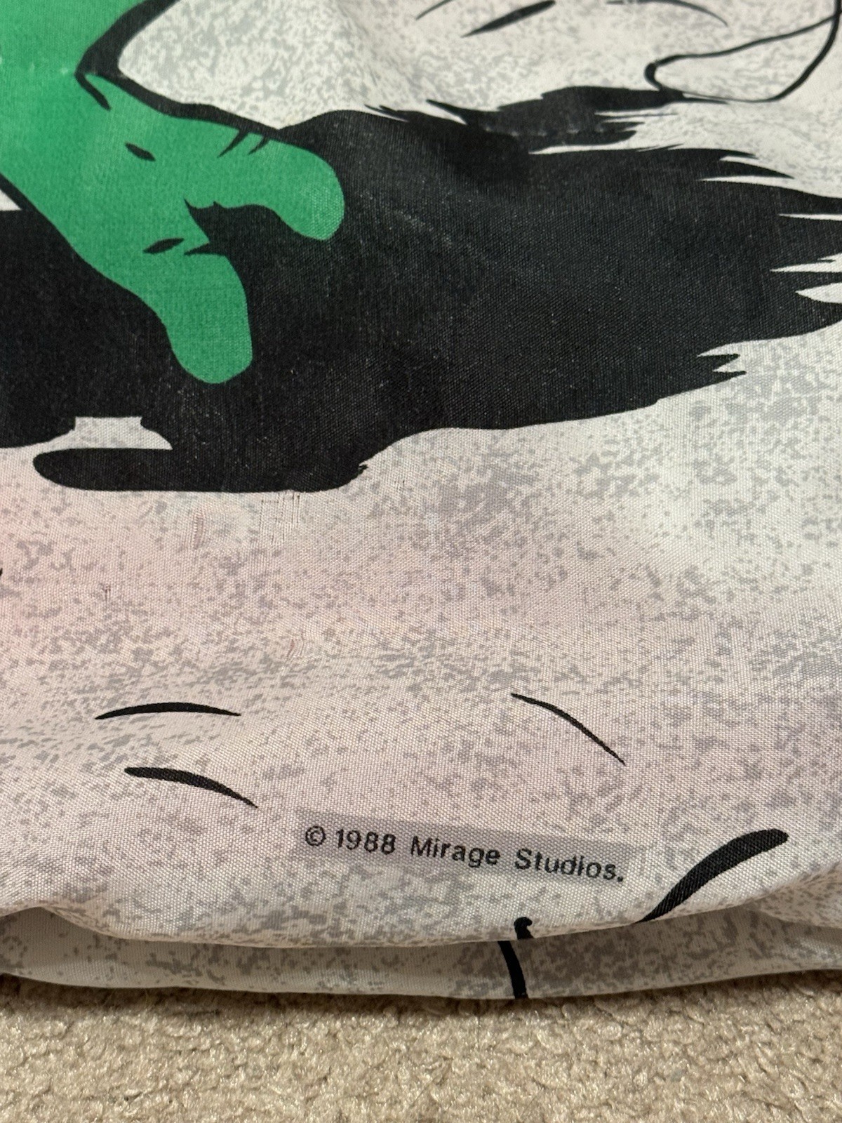 Vintage 1988 Teenage Mutant Ninja Turtles Kids Sleeping Bag