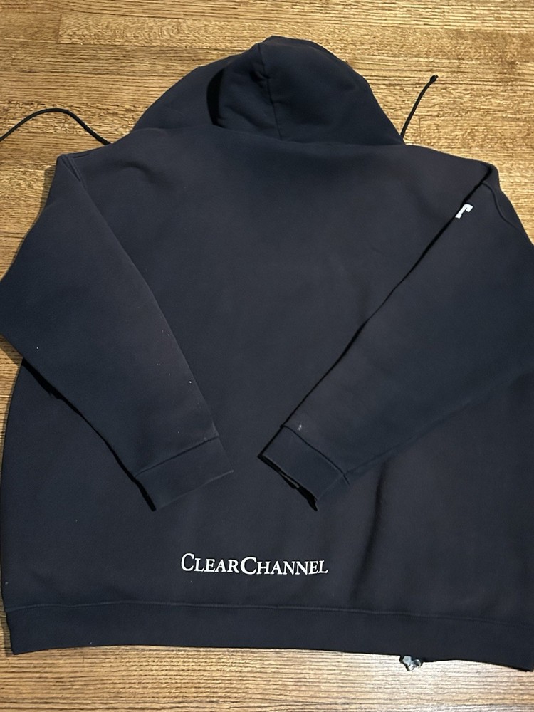 OZZFEST 2003 JACKET OZZY OSBOURNE XL WORN BLACK HOODIE FULL ZIP