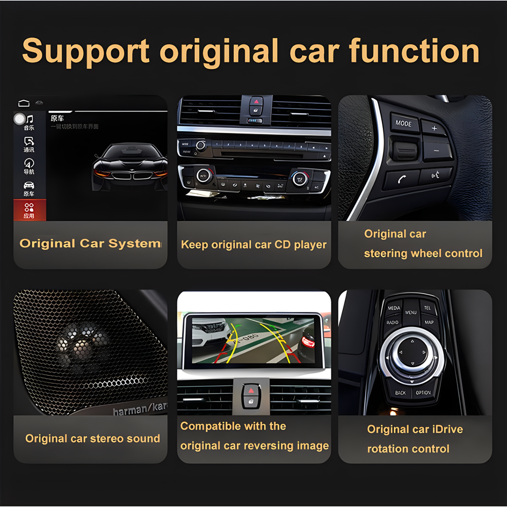 For BMW 1 Series E81 E87 E88 Idrive 10.25''Car Android 13 GPS Navigation CarPlay
