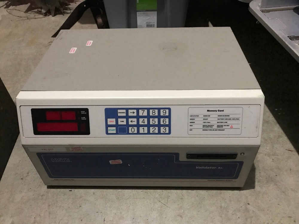 KAYE VALIDATOR KL THERMAL VALIDATION SYSTEM X1360 Rare