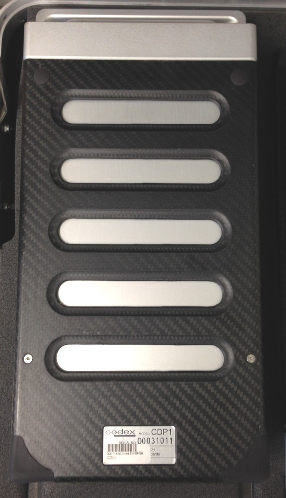 Codex Digital CDP1 Disk Pack Capture Mags Storage Drive 512 GB w/ SKB Road Case