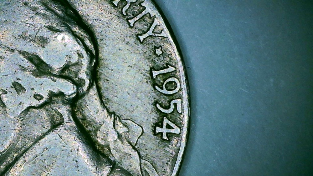 1954 D over S mint  mark Jefferson  Nickel errors
