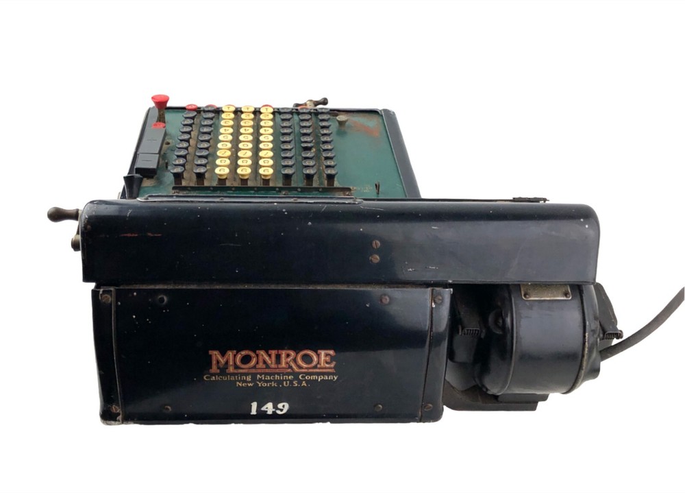 Vintage Monroe High Speed Adding Machine Calculator Model KA