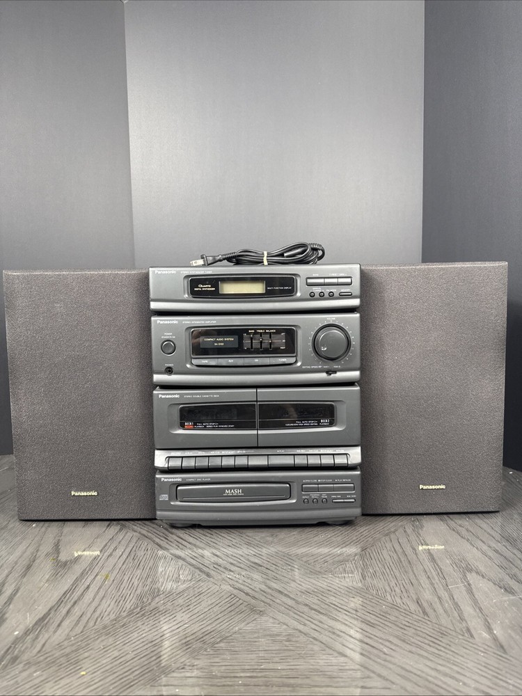Vintage Panasonic Compact Audio System SA-D102