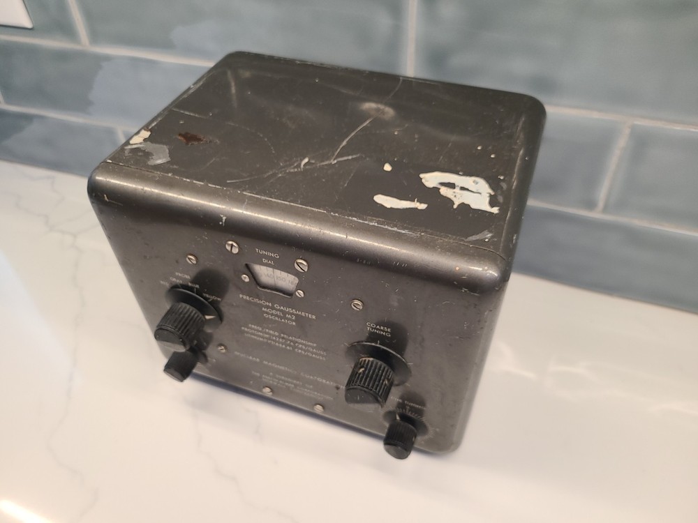 Model M2 Precision Gaussmeter, Nuclear Magnetics / Perkin Elmer, No Cords