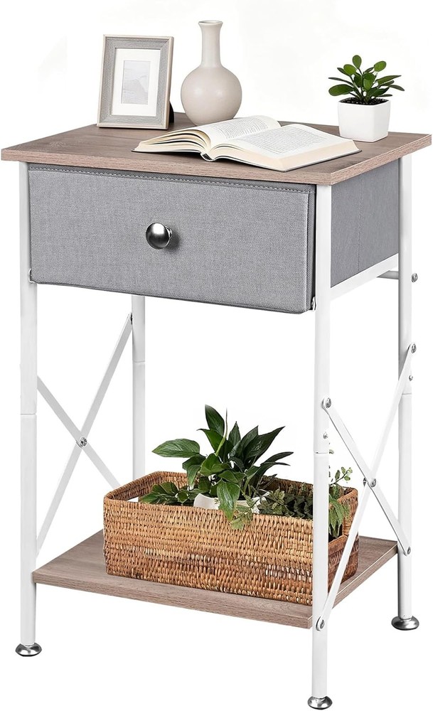 Night Stand, Small End Table for Small Spaces, Wood Side Table for