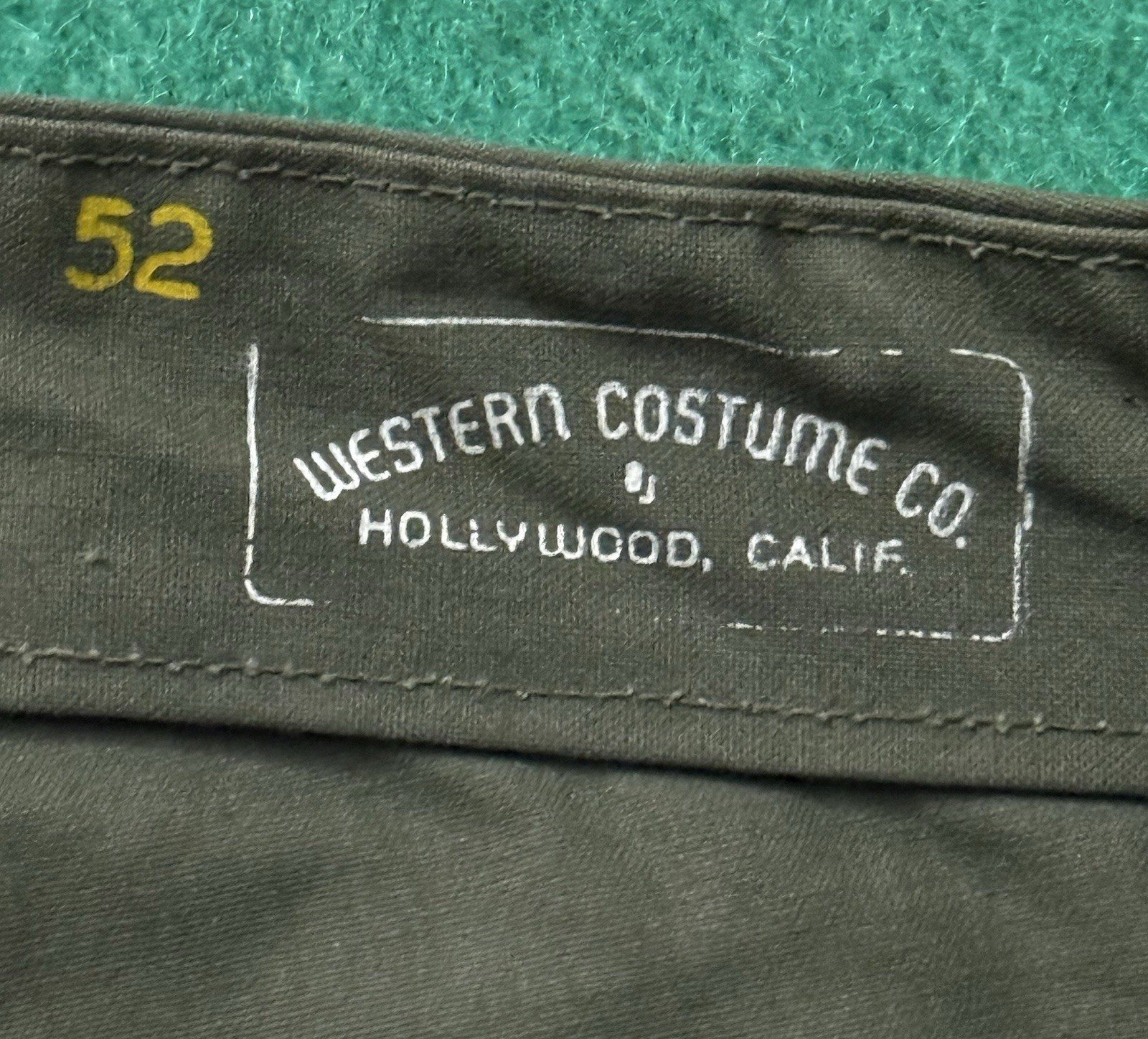 Vintage 50s Us Army Military Firefighter Pants Western Costume Co Size 40-42