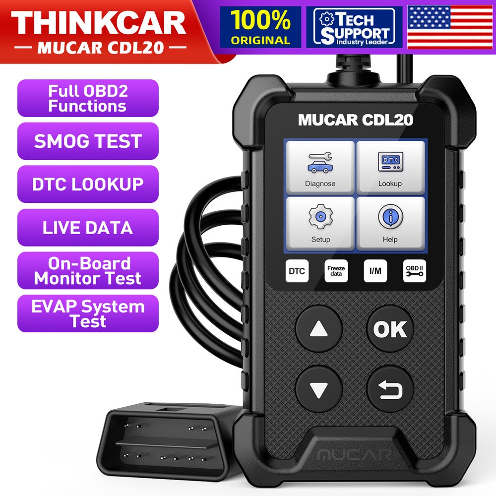 Mucar OBD2 Scanner OBD Code Reader Check Engine Automotive Fault Diagnostic Tool