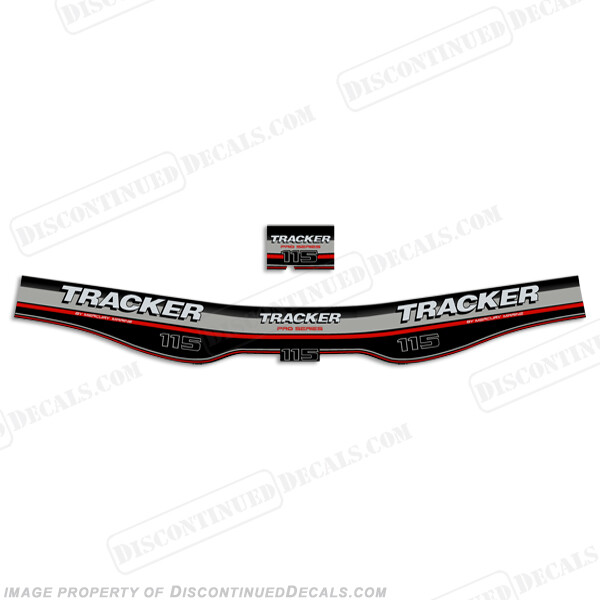Fits Tracker 115hp Engine Decal kit
