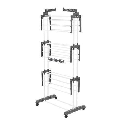 Clothes Drying Rack 4Tier Foldable Laundry Dryer Rack Metal Drying Racks