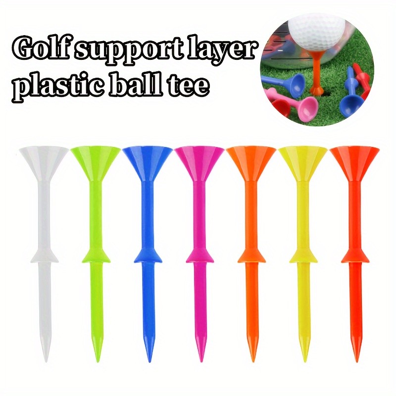 20-Pack Golf Tees with Holder Cup-Shaped Double-Layer Golf TEEs​
