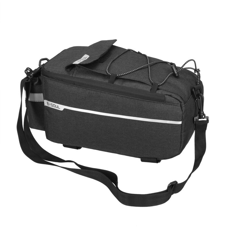 Bike Rear Rack Bag 10L Insulated Bicycle Trunk Bag Storage Luggage Cargo Bag US