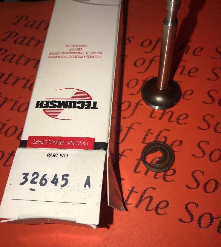 1- Tecumseh Valve Part # 32645a