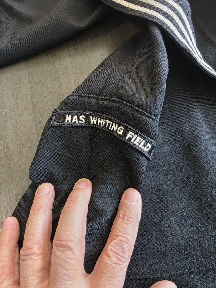 Vintage Navy Uniform Wool 2 Piece