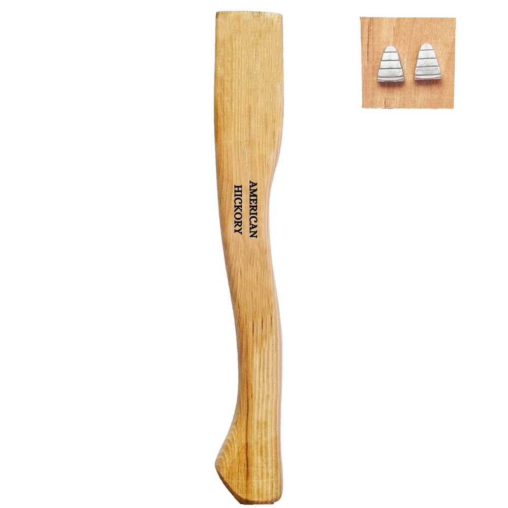 Durable 14-Inch Light Brown Axe Replacement Handle for Easy Use