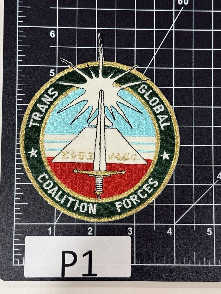 Original Operation Desert Storm Trans Global Coalition Forces US Military Patch