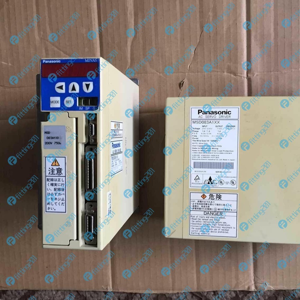 USED Panasonic Servo Driver MSD083A1XX Tested