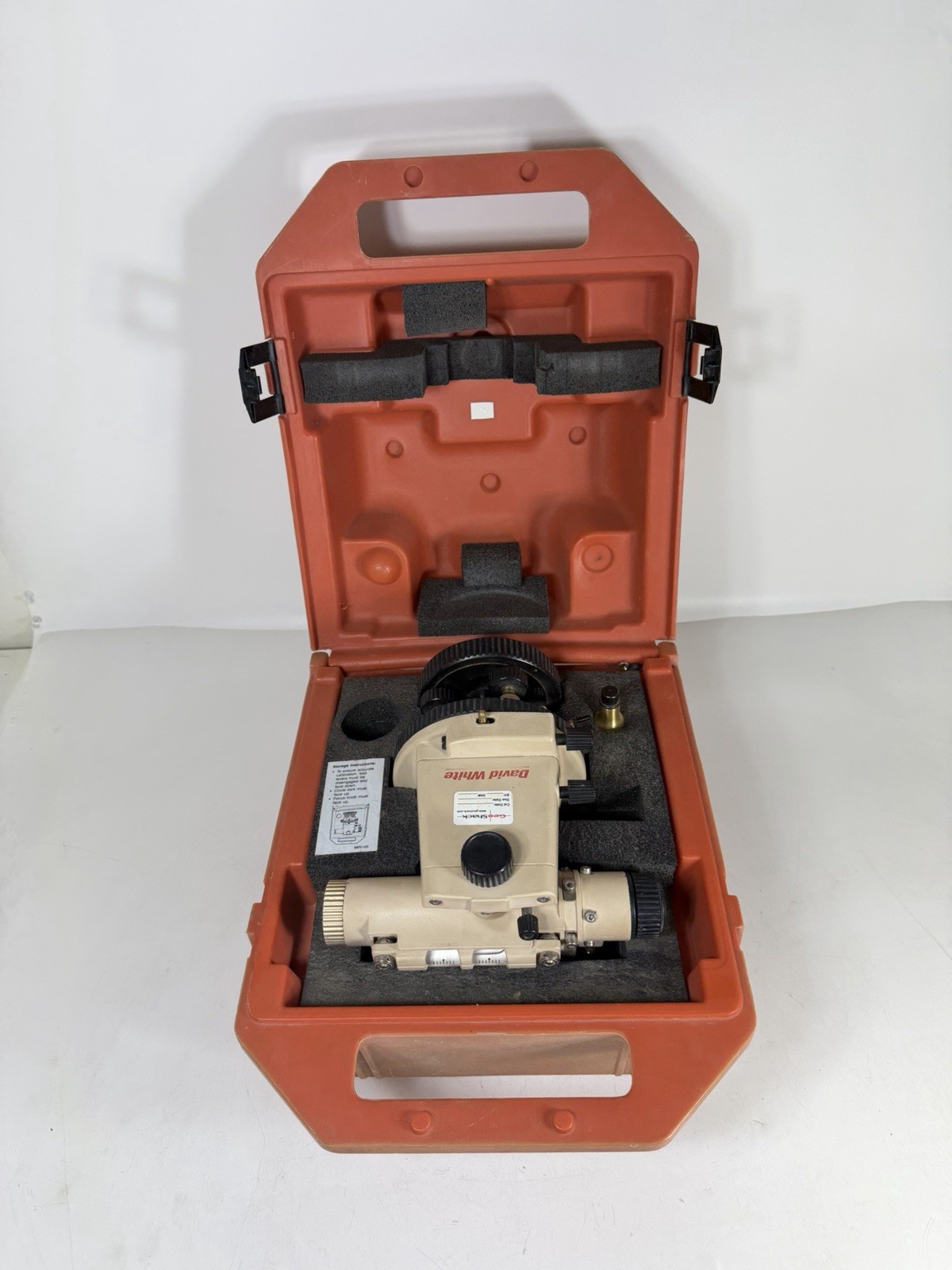 David White LT8-300 Universal 26X Optics Level-Transit in Hard Case - USA