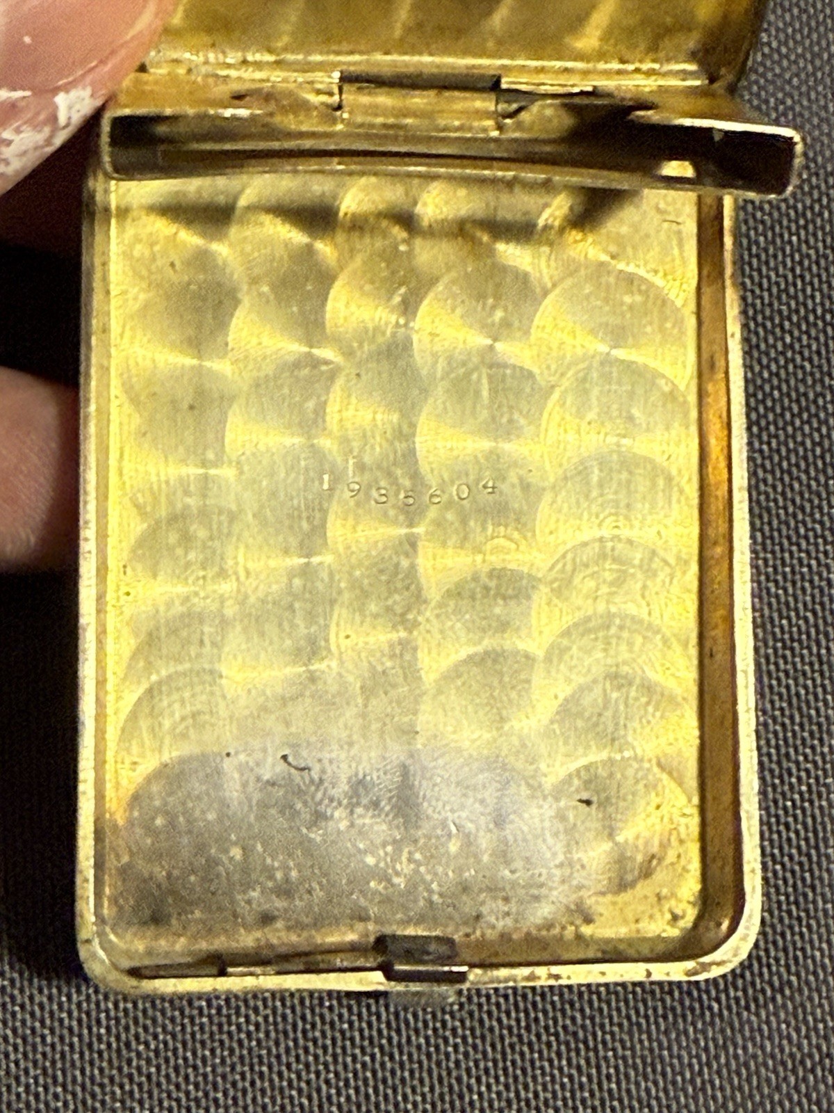 Antique Art Deco Period Elgin Sterling Silver Matchbook Holder Case