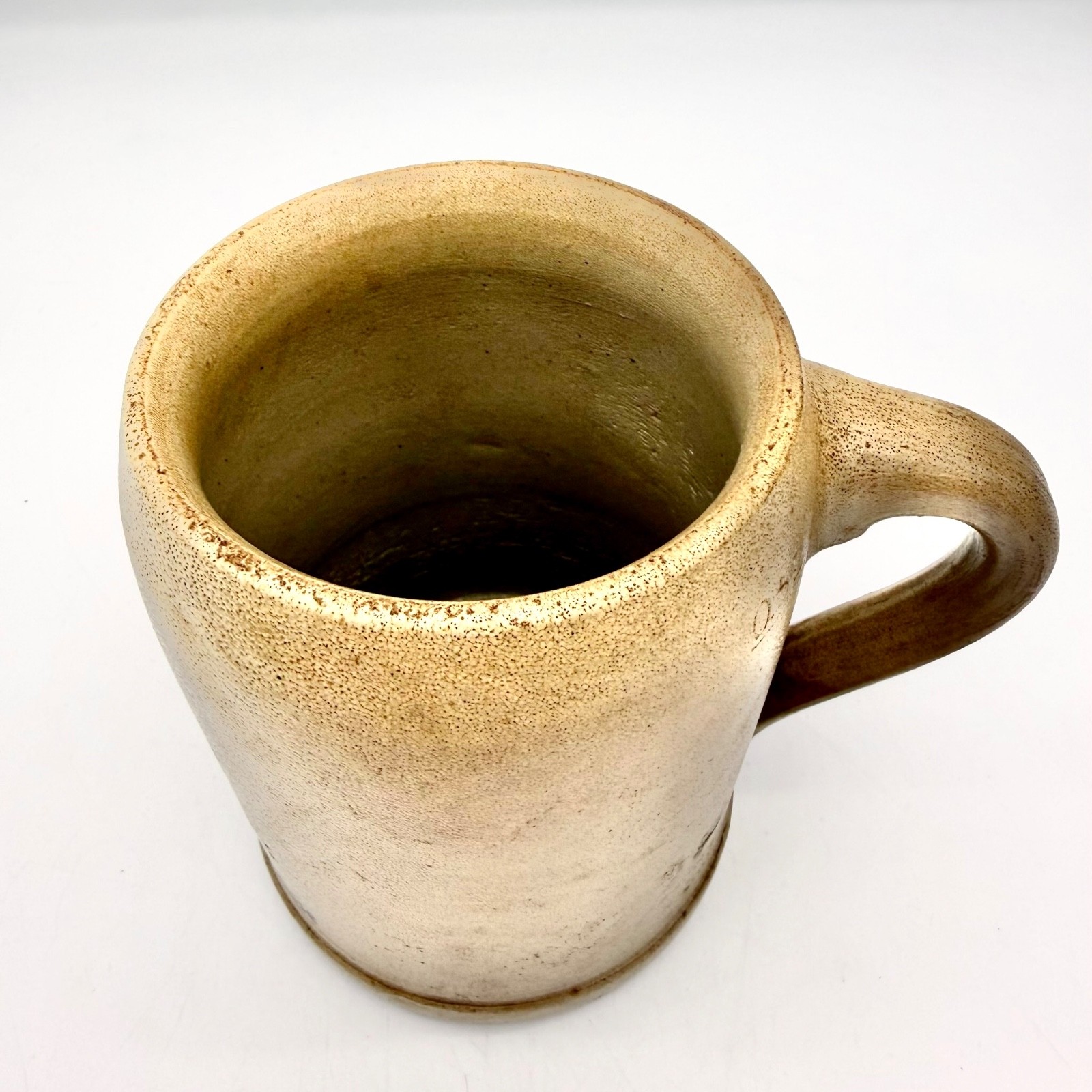 Würzburger Hofbräu Arnold's Hofbrau Beer Stein Mug Stoneware Beige Blue 0.5L