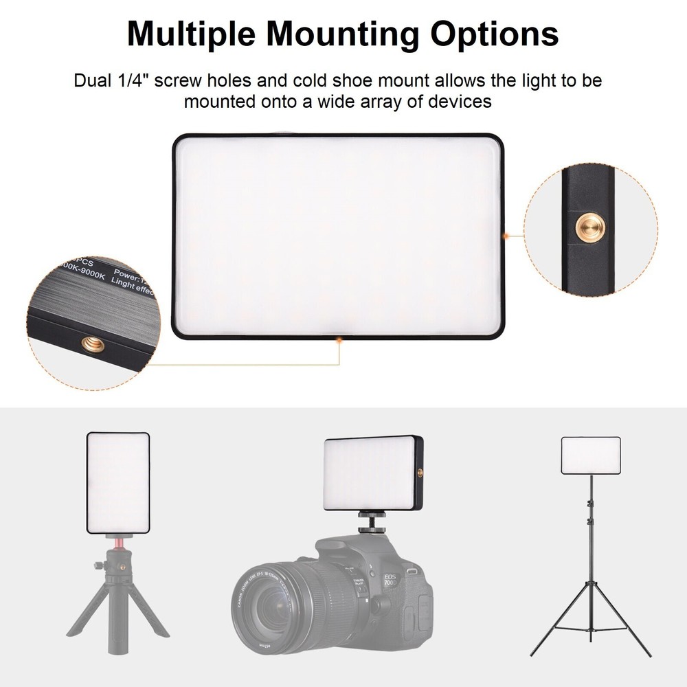 Cold Shoe DSLR Camera Video Fill Light