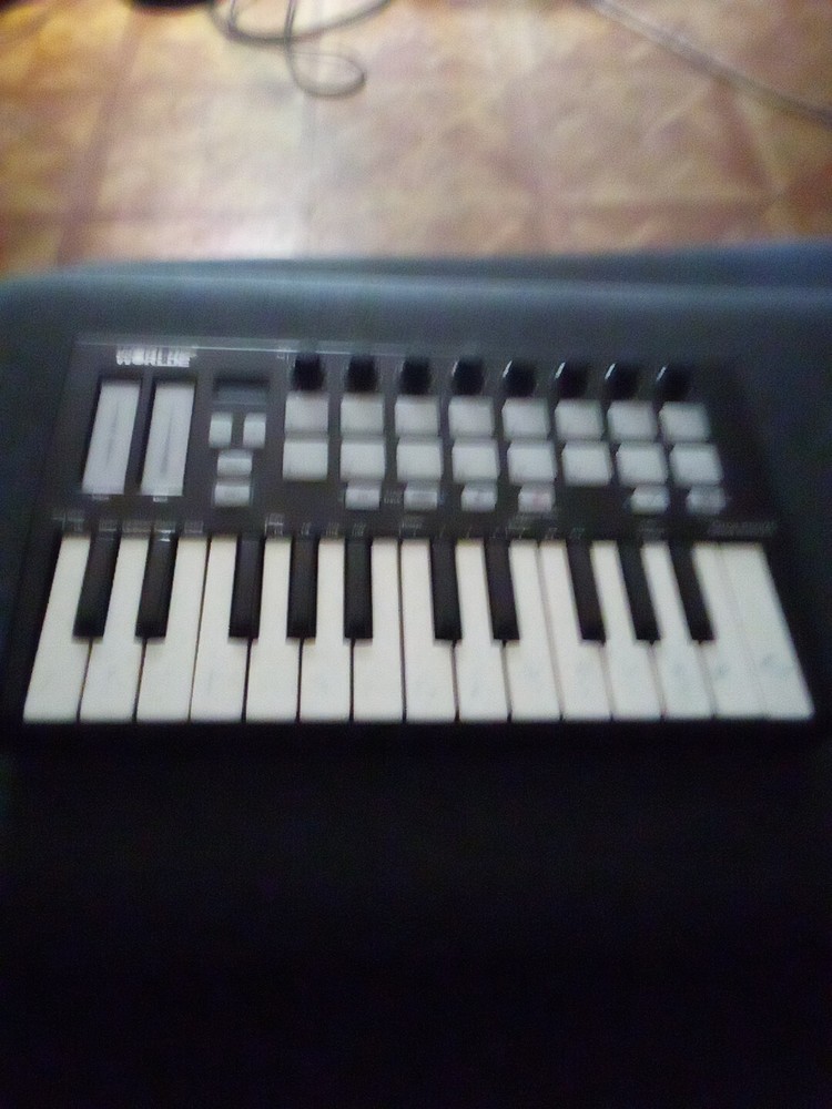 Worlde Orca Mini25 MIDI Keyboard Controller Trigger Pads Y6E8
